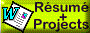R�sum� and projects in Word format